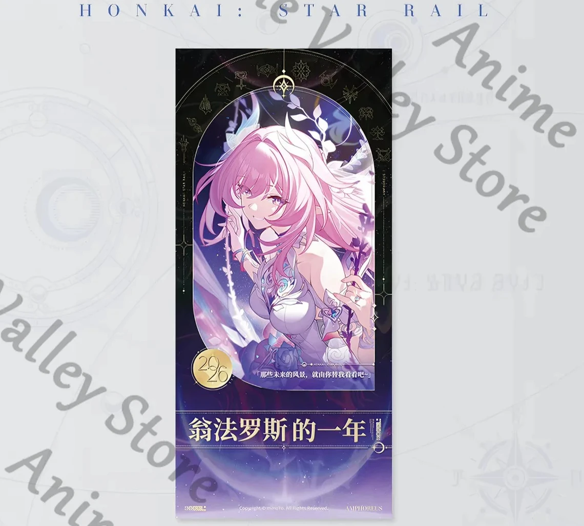 

Genuine Anime Cyrene Honkai: Star Rail Phainon Helektra Anaxagoras Dan Heng Cosplay Laser Ticket Cartoon Bookmark Card Gift