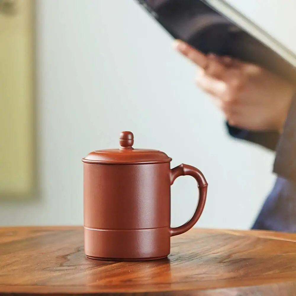 Yihu Chun High-End Purple Clay Master Craftsman Tang Xuanwu's Handmade Tea With Lid, Personal Use Cup, Gaoji Cup 430C