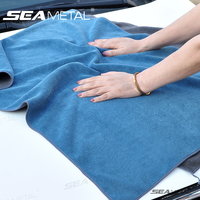 SEAMETAL Car Wash Microfiber Towel Strong Water Absorption Car Home Cleaning Towels Detailing Polishing Cloths Do Not Shed Hair