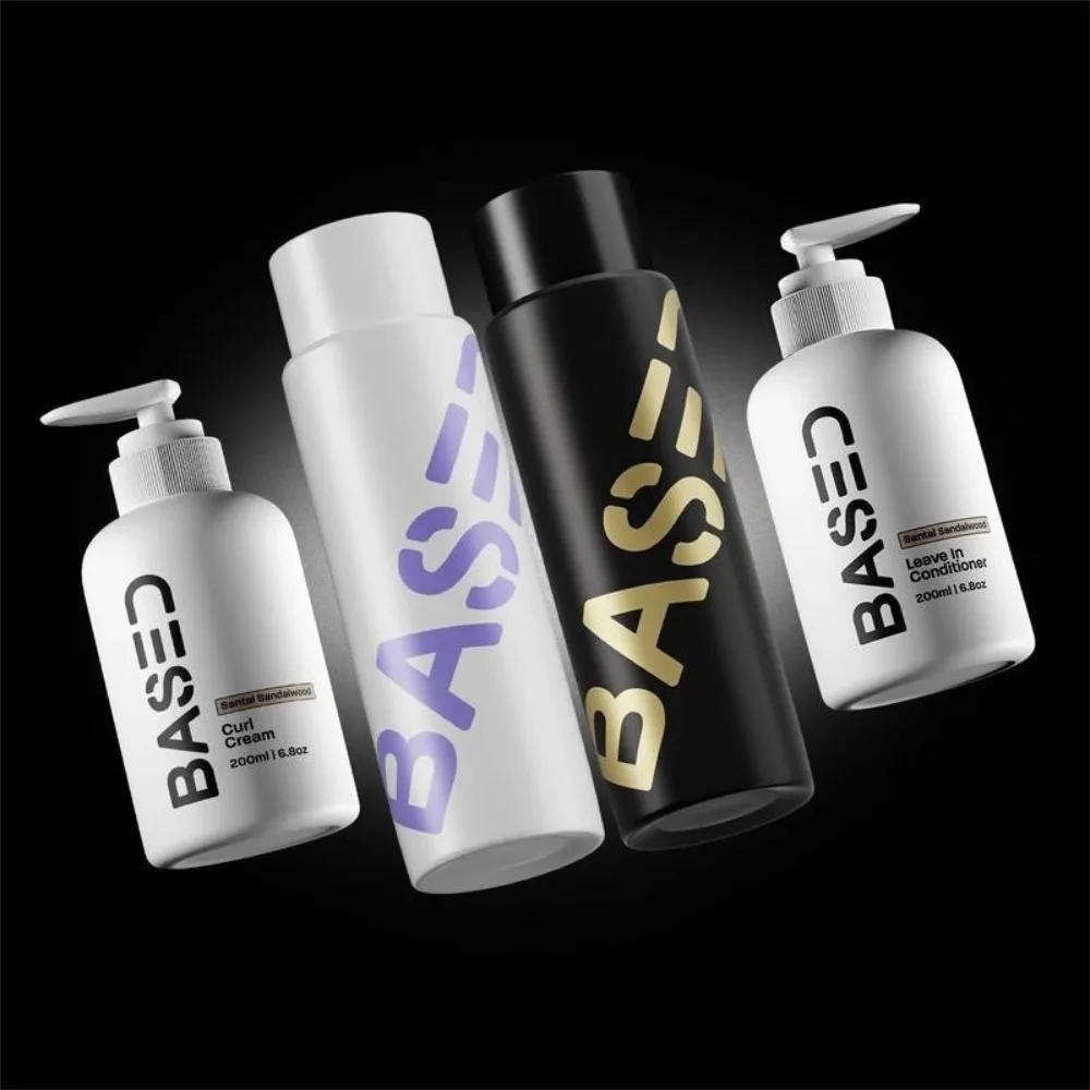 BASED Bodyworks Shampoo & Conditioner &Curl Cream & Sea Salt Spray Deep Nourishing & Smoothing Hair Hydrate & Define Curls