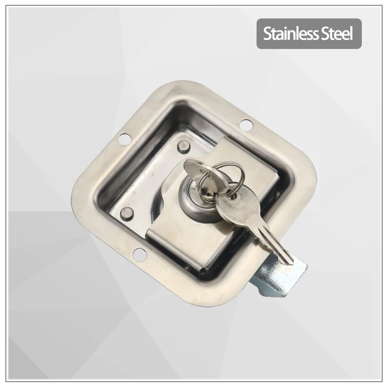 

Stainless Steel Box Type Car Door Lock Electric Cabinet Square LockTrailer Engineering Vehicle Toolbox Panel Lock
