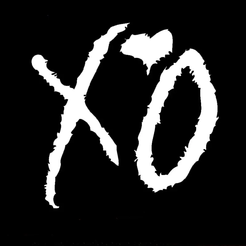 Xo ملصقات سيارات مضحكة من weknd ، ملصق Rnb ، ليل وين ، هيب هوب ، JDM ، إكسسوارات ، 13x13 سم