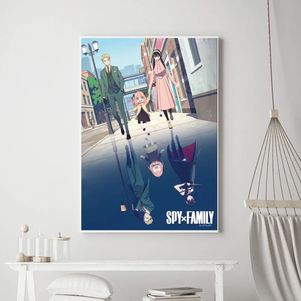 Anime Spy X Family Anya Poster Prints Poster Wall Painting Bedroom Living Room Wall Bar Restaurant Sticker Small