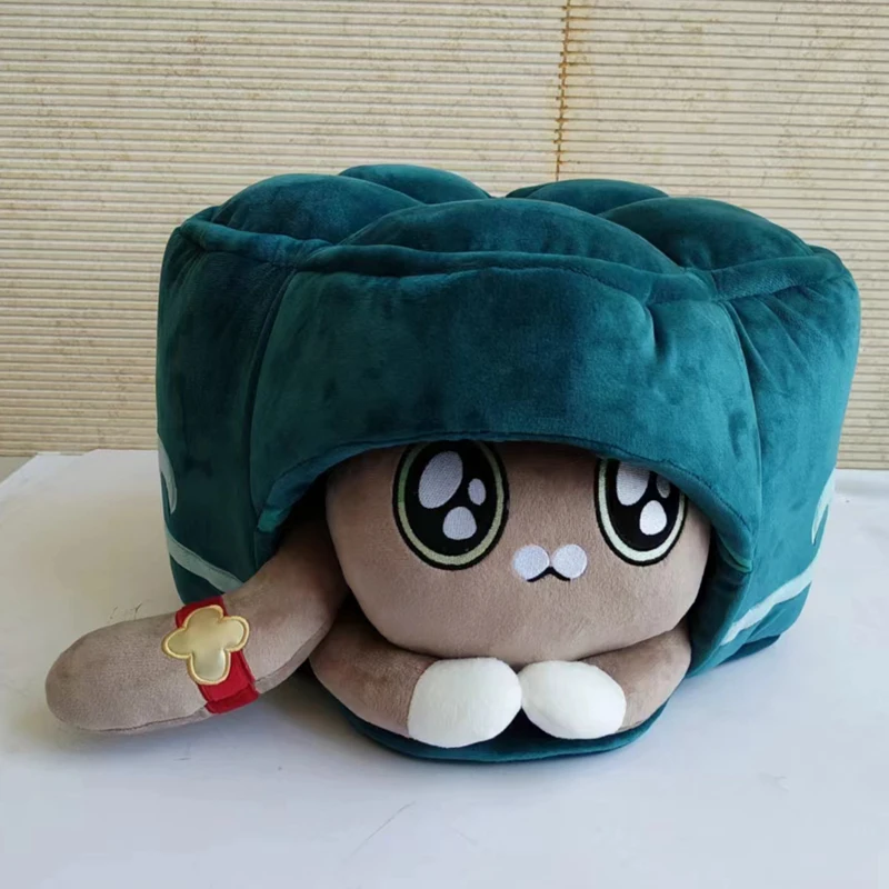 Anime Honkai Star Rail Qingque Cartoon Cat Dango Plush Stuffed Doll Throw Pillow Game Cosplay Sofa Back Cushion  Halloween Gift