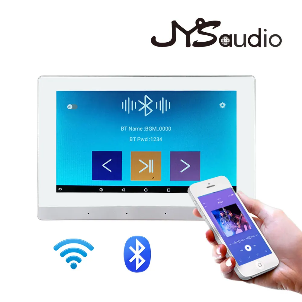 AMPLIFICADOR DE pared inteligente para cine en casa, sistema Android con Bluetooth, WIFI, 7 pulgadas, montaje en pantalla táctil, Panel estéreo de
