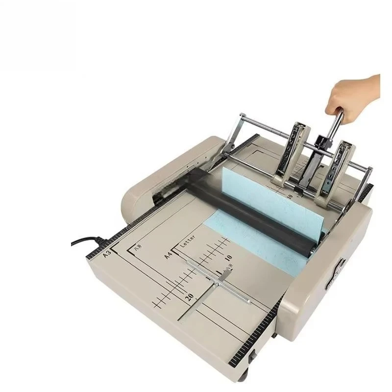 

Factory Price Brochure Making Machine Paper Folding Machine Book Binding Electric Stapler Machine