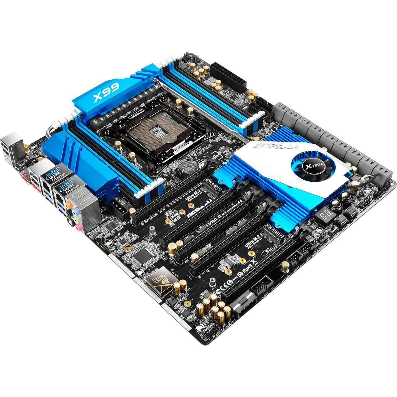 Imagem -03 - Extreme Motherboard X99 X99m Lga 2011 Ddr4 128gb Suporte E52670 v3 v4 E5-2630 E5-2630 E-atx Asrok-x99