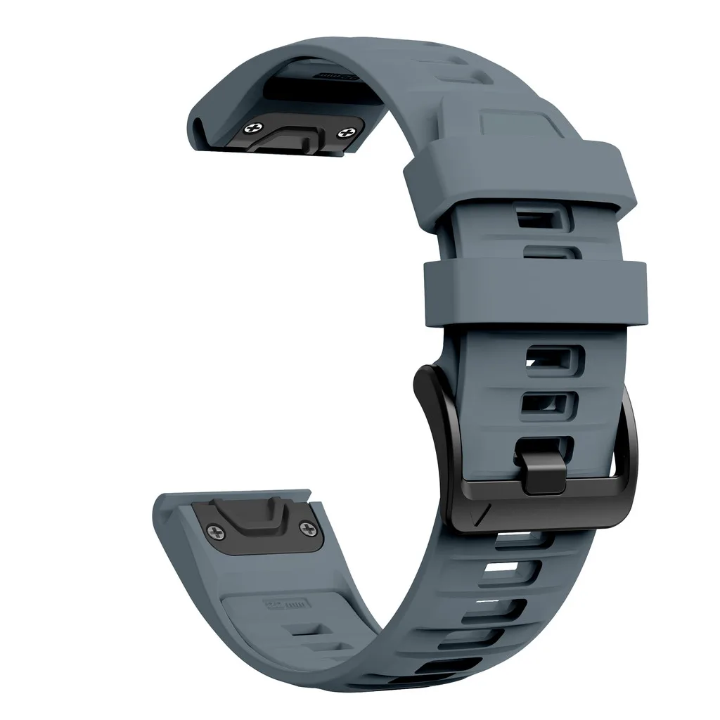 Quick Fit 22mm 26mm Silikonarmband für Garmin Fenix 8 51mm 47mm Fenix 7 7X 6 6X Pro/Epix Pro Gen 2/Fenix 5 5X Fenix 3 Band – Detail 10