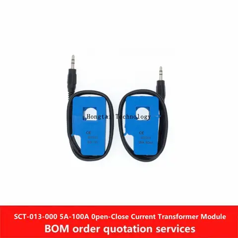 SCT-013-000 module de transformateur de courant ouvert-fermé 10A 15A 20A 30A 50A 100A 1V 50mA 1% SCT-013