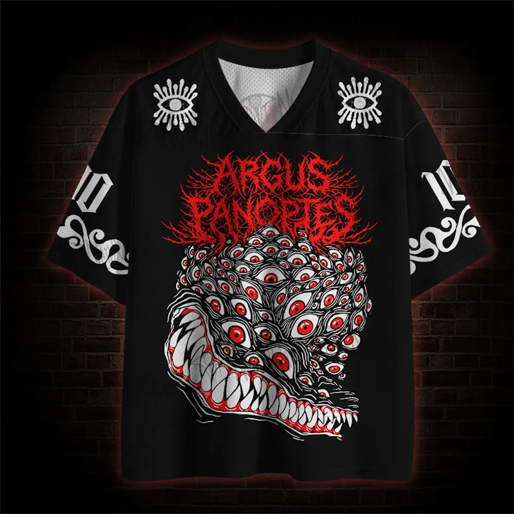 Hot Selling Products, Horror Dark Series Clothing, Fashionable Men's Short Sleeved Sportswear, Cycling, Short Sleeved T-shirts