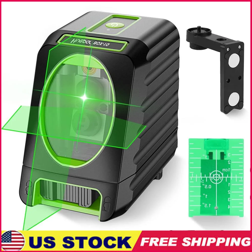 Self Leveling Laser Level 360 Degree Green Cross Line Outdoor Box-1G 150ft with Pulse Mode Vertical Indoor IP54 Dust Water