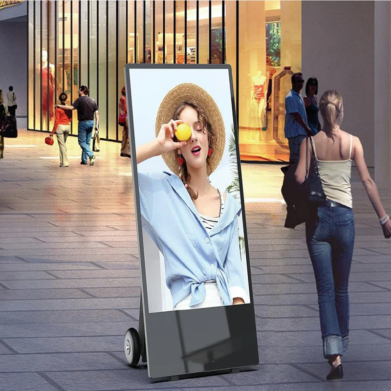 カスタマイズ可能な超薄型ワイヤレスLEDディスプレイ（スマートコントロール＆バッテリー駆動）