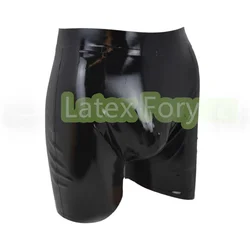 Pure 100% Natural Latex Underwear Boxer Shorts Briefs Handmade No Zipper Men Short Pants kakegurui cosplay costume