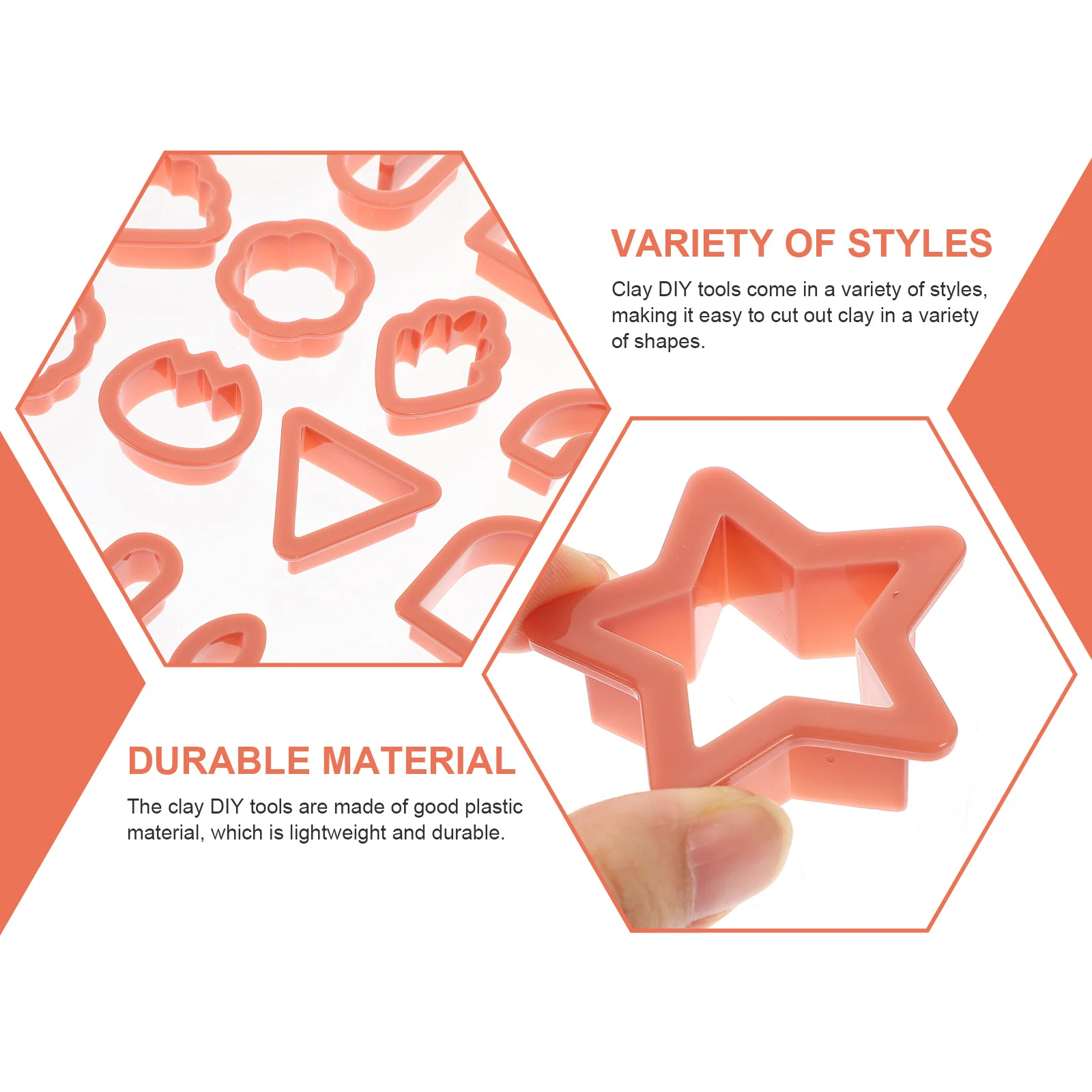 1 مجموعة البلاستيك الطين القاطع كيت للمجوهرات بوليمر المعادن كوكي صياغة لوازم البلاستيك الطين القاطع الفخار أداة للحرف اليدوية