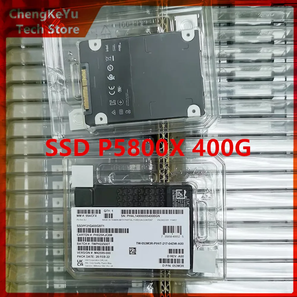 New For Intel Optane P5800X 400G PCIE4.0 U.2 NVME Fast stable durable enterprise-class solid-state drive for data center servers