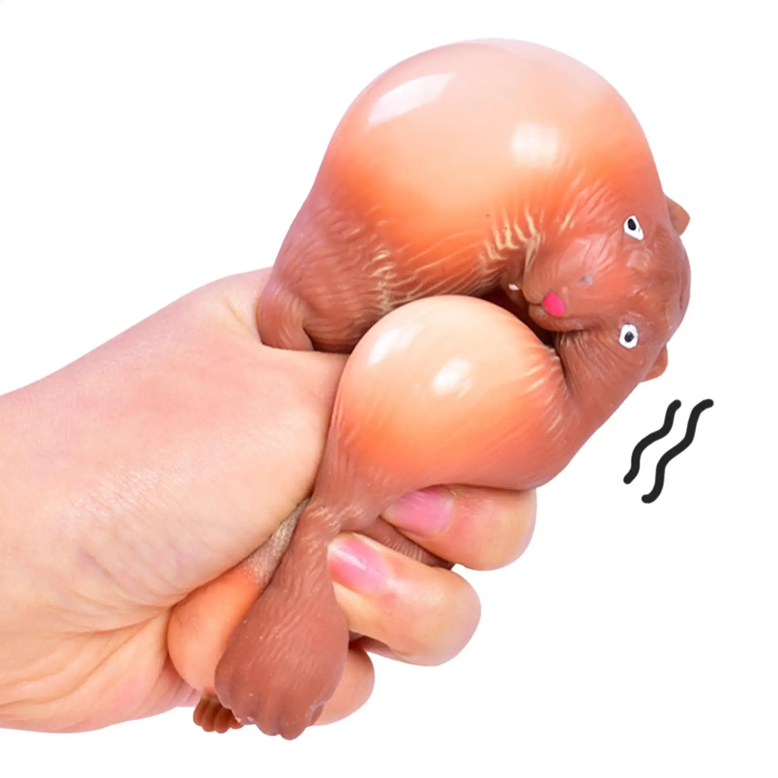 ของเล่นบีบรูปเสือจิ๋ว ของเล่นบีบคลายเครียดแบบนุ่ม บีบแล้วคืนรูปช้า ของเล่นเสริมพัฒนาการทางประสาทสัมผัสขนาดใหญ่ สำหรับเด็กและผู้ใหญ่ ช่วยผ่อนคลายความวิตกกังวล