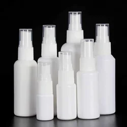 Botellas rellenables de 20 piezas, atomizador de Perfume de plástico, contenedores vacíos portátiles de viaje, color blanco, 10/20/30/50/60/100/200ml