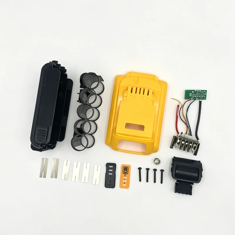 For 20V XR 5‑Core 18650 Lithium Battery Shell Housing Kit DCB200 DIY Repair Replacement Case With BMS Board No Battery Cells