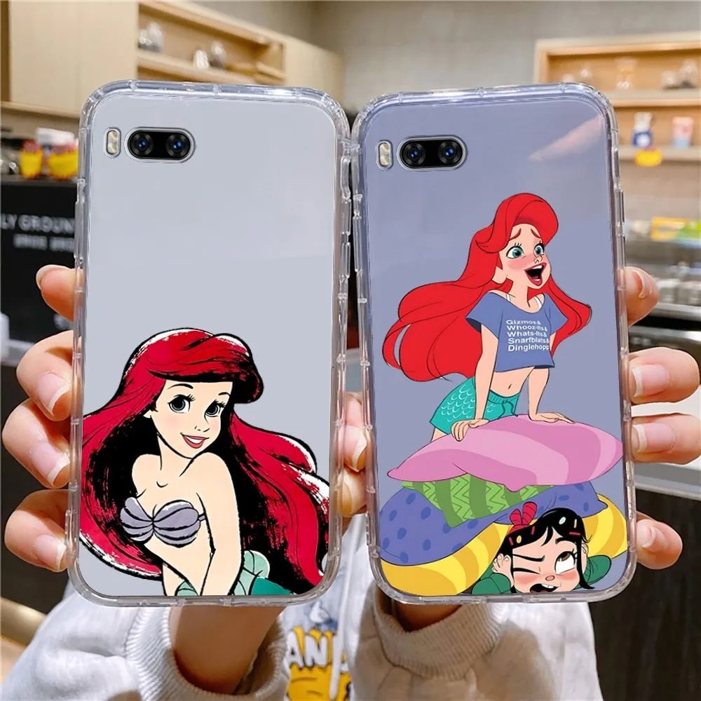 A-ArielS-The M-MermaidS Phone Case For Huawei Mate P10 P20 P30 P40 P50 Smart Z Honor 50 60 70 Pro Lite Transparent Case