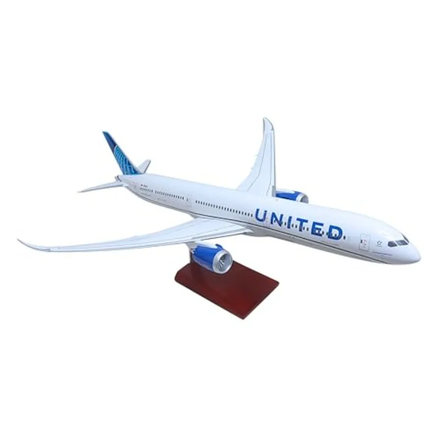 Elite 1/100 Scale Model Airplane for Display Use, Plastic Material, Metallic Gray Finish, Precision Detailing and Realistic Pro