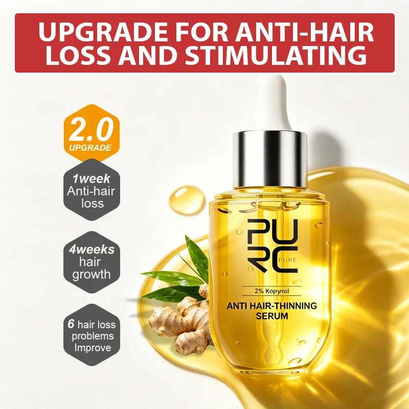 PURC Hair Growth Serum Thinning Hair Loss Treatment Hair Repair Oil Hair Growth Products for Men Women Hair Care