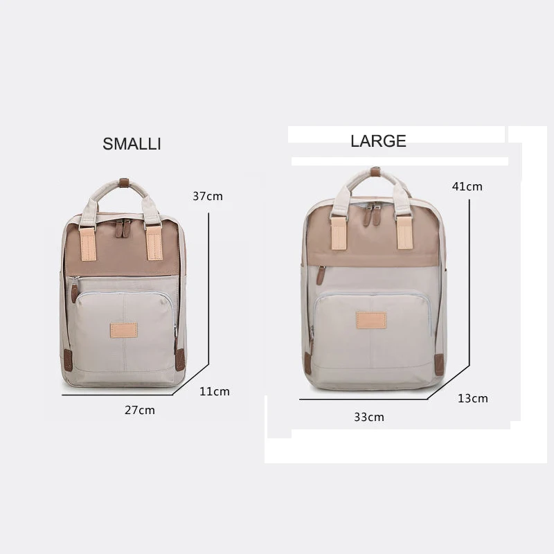 Fashion Women Backpack High Quality Large Capacity Waterproof Rucksack for Girls Schoobag Cute Student 14 Inch Laptop Back Pack