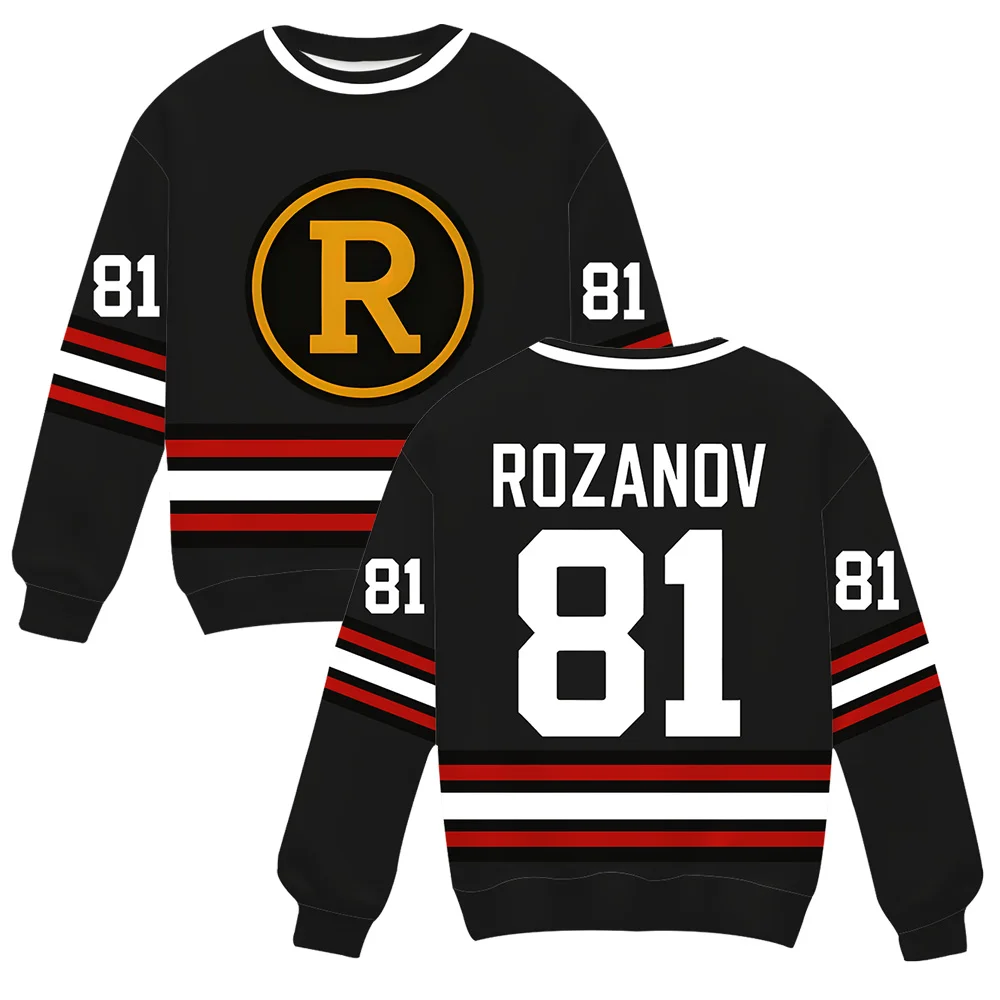 Heated Rivalry Inspired Crewneck Shirt Ilya Rozanov Gift for Fans Essential Pullover 3D Print Harajuku Design Sweatshirt Unisex