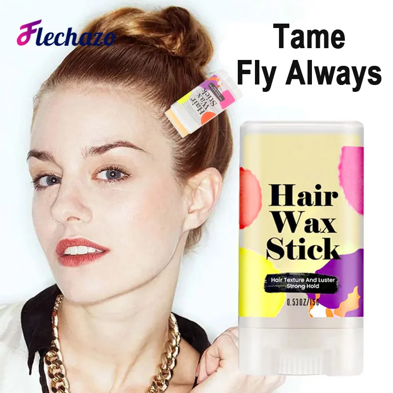 Hair Wax Stick For Laying Down Fly Always Hair Pomade Stick Long-Lasting Hair Styling Wax Stick Easy To Use Hair Styling Product