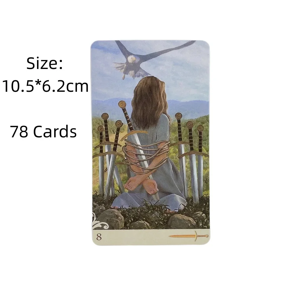 بطاقات التارو Viceversa A 78 Deck Oracle English Visions Divination Edition Borad Playing Games