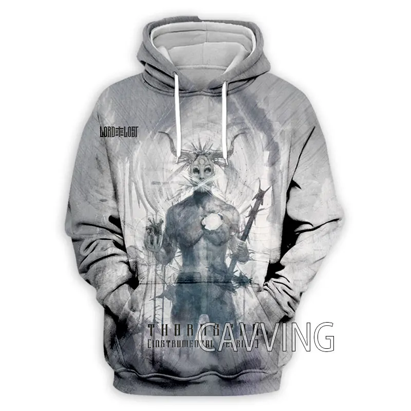 3D impresso LORD of the LOST Rock Hoodies para homens e mulheres, moletons com capuz, Harajuku Hoody Tops, roupas de moda, novas