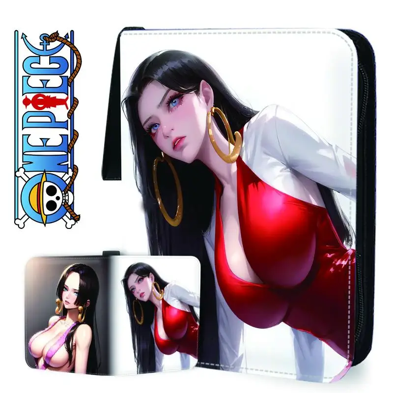 

One Piece Anime Characters Boa-Hancock Nami Shirahoshi Nico-Robin Collector's Book Nine Grids High Quality Transparent Inside