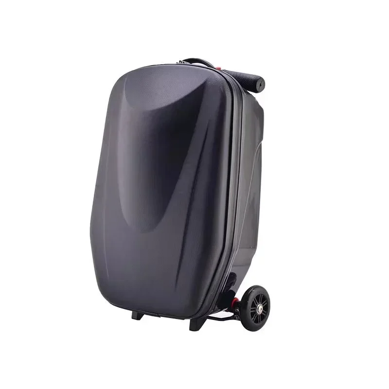 NEW Lazy skateboard trolley suitcase Travel Carry On rooling luggage Scooter Suitcase Convenient Multi-function Travel Luggage