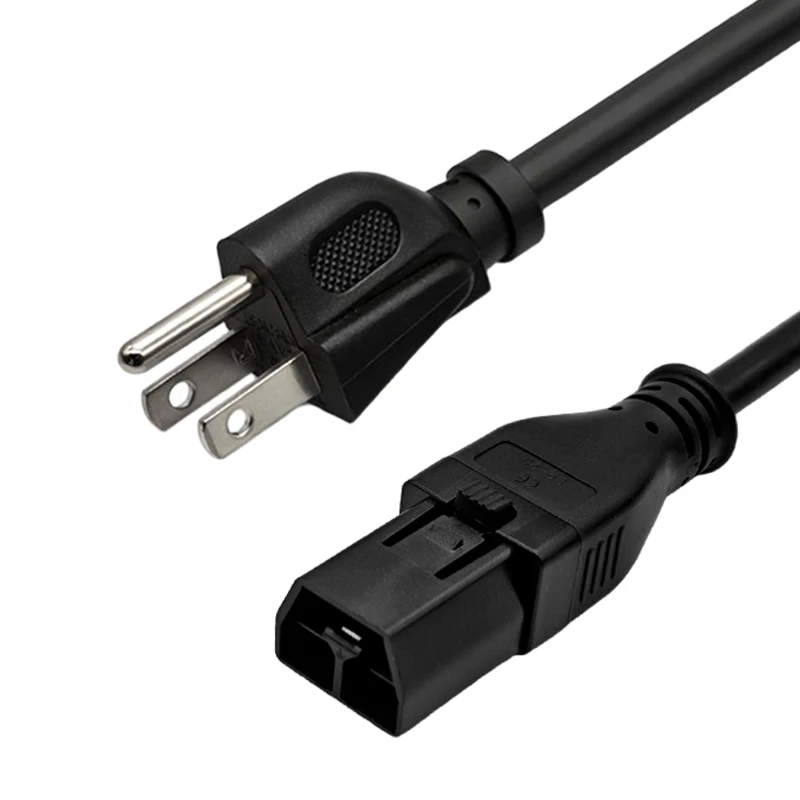 Industrial 400V Power Compatible  S-af-D-GRID Connector Hot Swappable 30 Amp Nema Power Cord for Server PDU Data Center-HDF