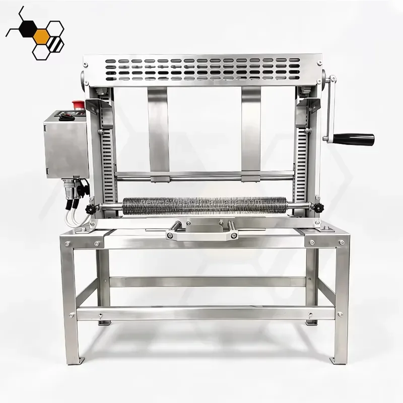 Electric Adjustable 8mm Cutting Depth Honey Frame Uncapping Machine Fit 33mm Thick Comb Beekeeping Equipment