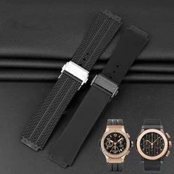 Watchband For HUBLOT BIG BANG Silicone 26mm*19mm  25mm*17mm Waterproof Men Watch Strap Chain  Rubber Watch Bracelet Chain