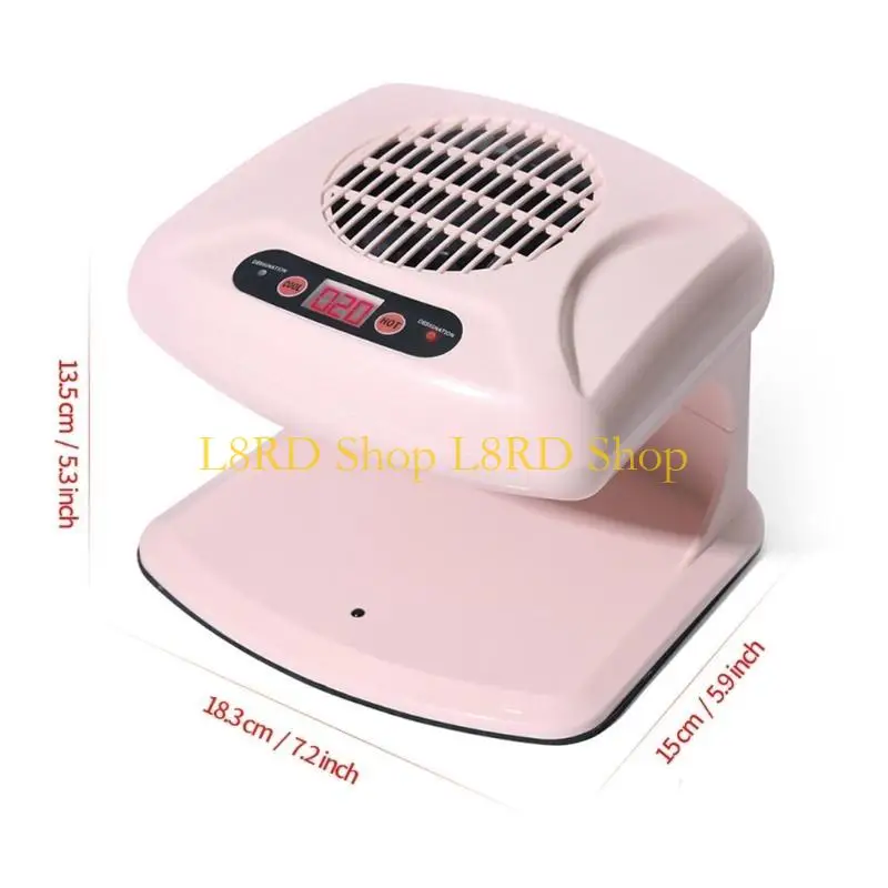 L8rd Warm en koele windnagroger nagels Poolse droger Nagel droogventilator met automatische sensoren 300W lucht nageldroger