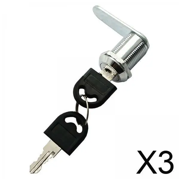 

Cabinet Cam Lock with Two Keys Zinc Alloy Secure Drawer Hidden Lock System for Cabinet and Wardrobe Storage