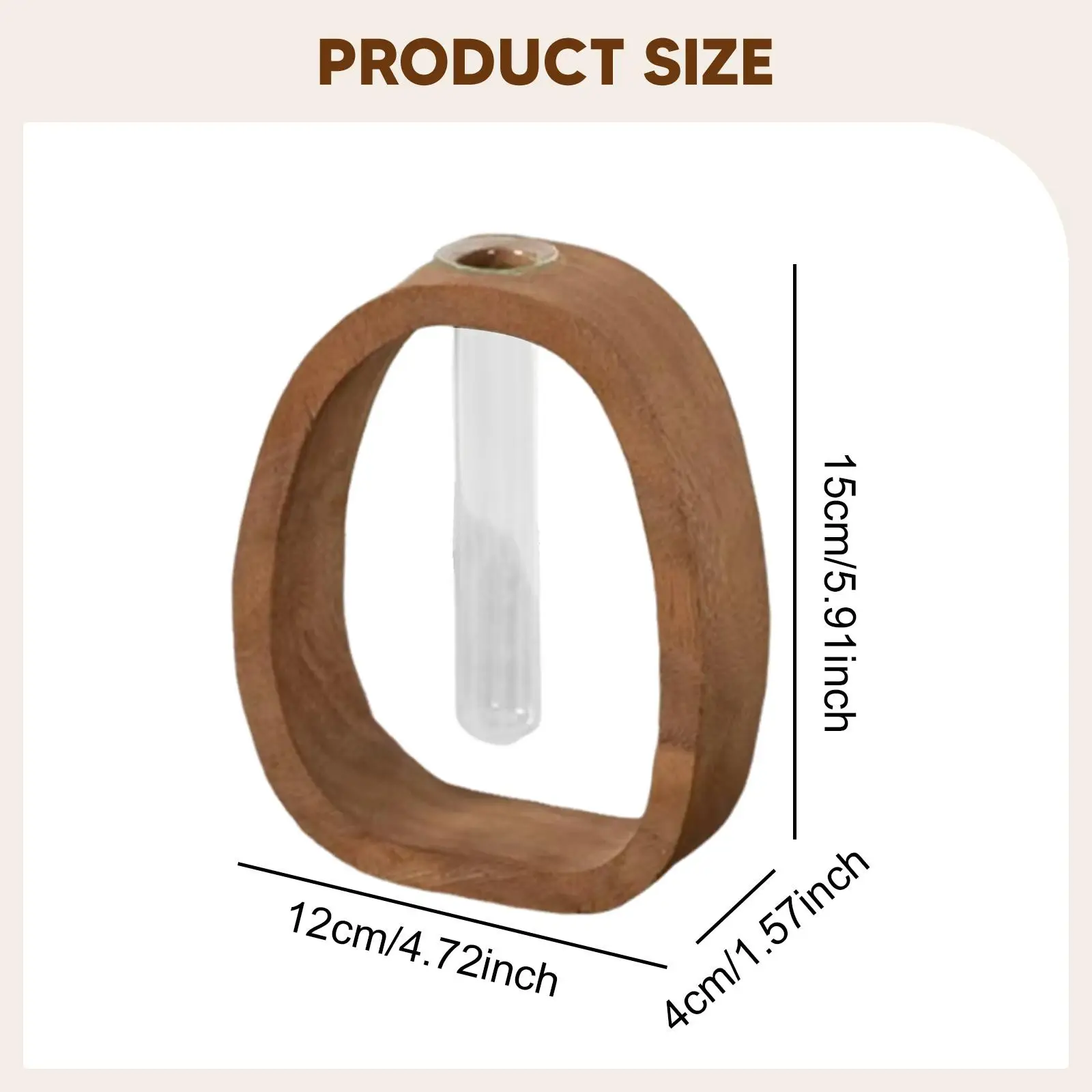 اختبار أنبوب زهرية تشكيلة زهور الحديثة الشمال نمط الجدول محور زارع واضح لمكتب الزفاف منضدية ديكور للطاولات #6