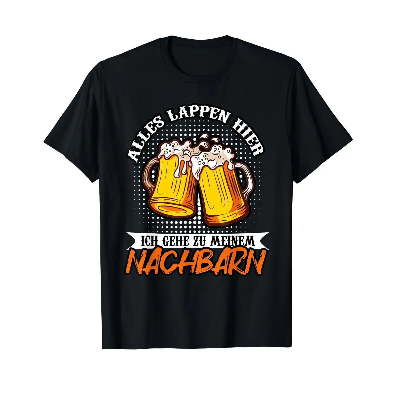 Party outfit for beer drinkers and neighbors glass T shirt vintage Washed streetwear homme Breathable Stylish graphic