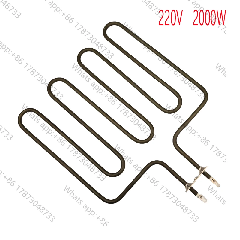 2000W Hand-shape Sauna Room Electric Heat Tube High Quality Green Stainless Straight Pipe 4U Sauna Tubular Air Heating Element