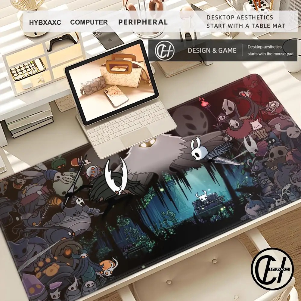 Large Hollow Knight Mouse Pad Computer Deskmat Gaming Mousepad Xxl Keyboard Mause Pad Extended Pad Table Carpet Rubber Rug XXL