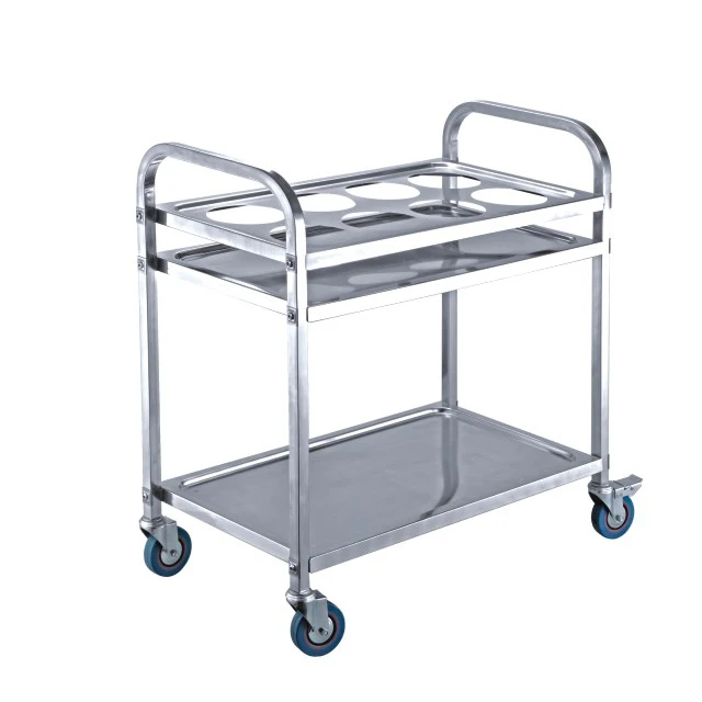 Hotel Use Stainless Steel Bottle Trolley,kettle Cart,kettle Trolley For Snow Ice Maker