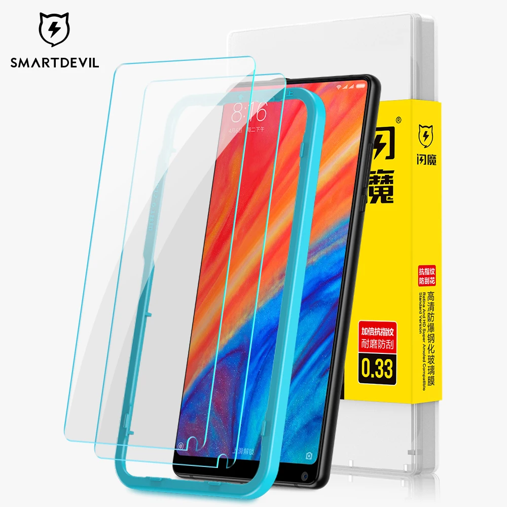 

Защитное стекло SmartDevil для Xiaomi MI Mix 3, закаленное стекло для Xiaomi Mi Mix 2/2S, защита от отпечатков пальцев