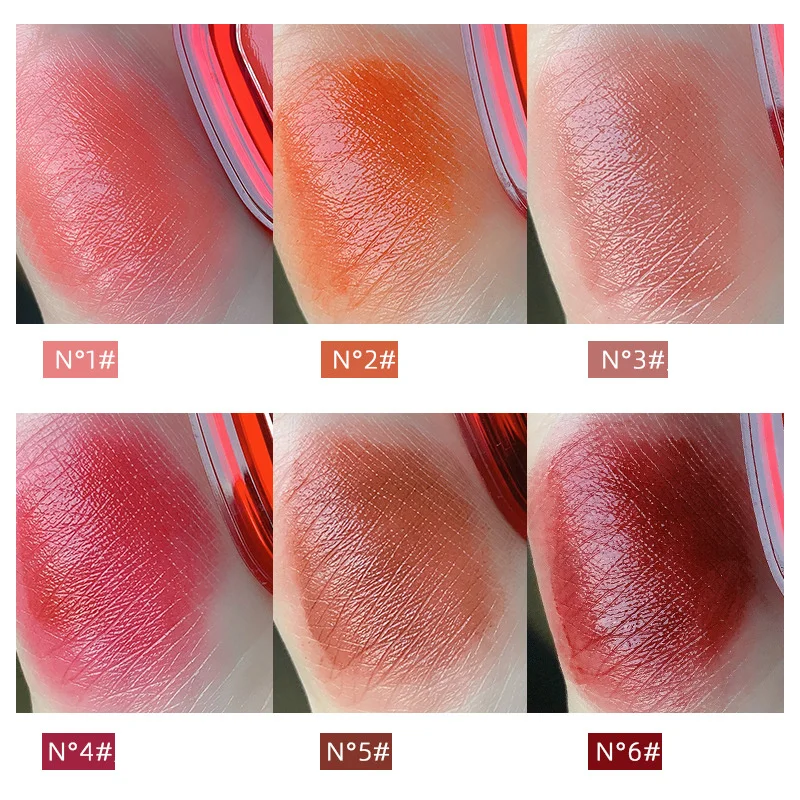 Baume Jules en cristal de glace, rouge à lèvres hydratant, longue durée, imperméable et résistant à la transpiration, maquillage rouge à lèvres résistant aux taches, 6 couleurs