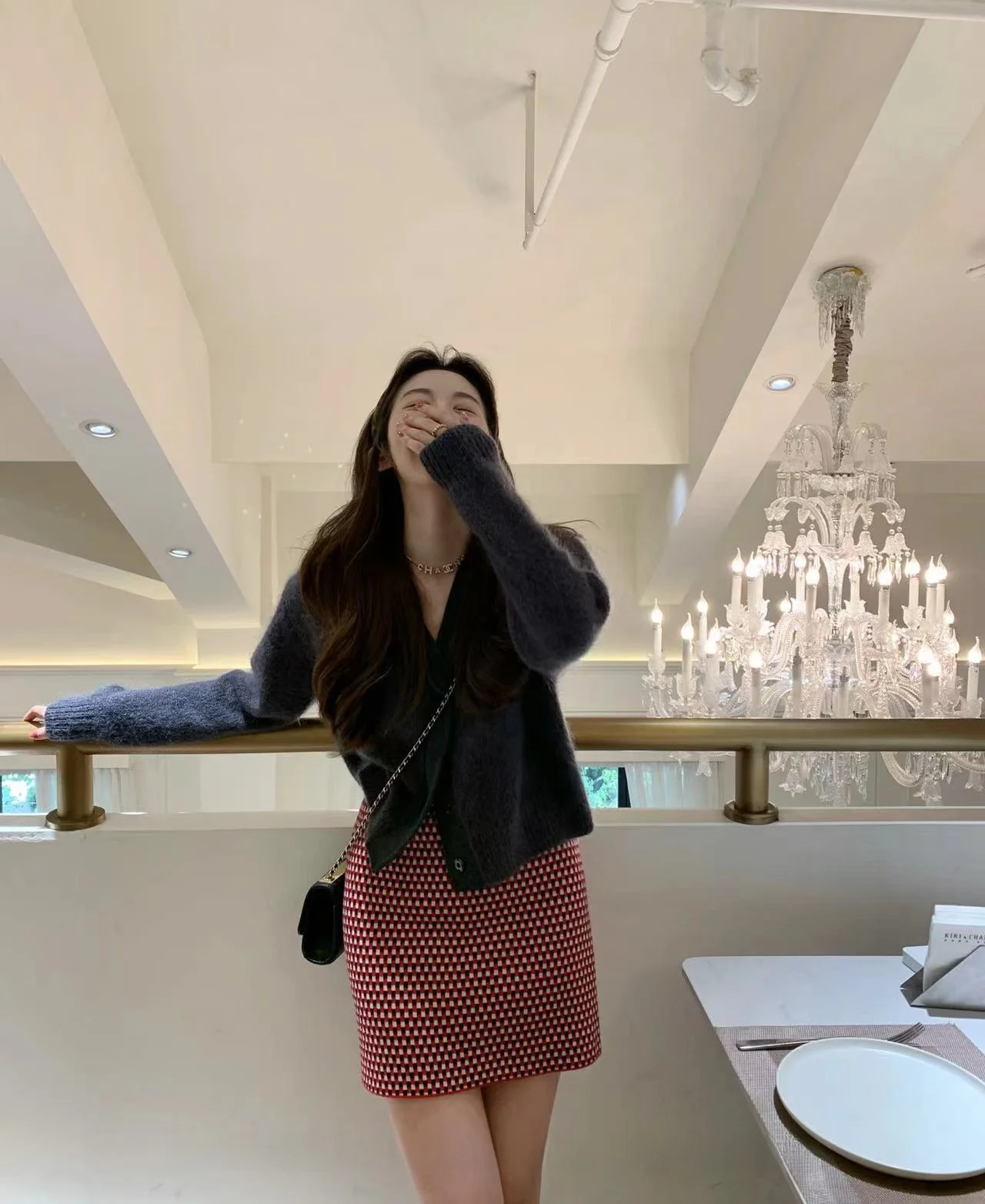 

MMENGJA Нежный винтажный кардиган в стиле кантри, вязаный, с открытыми плечами, для женщин, мягкий однотонный свитер, для повседневной носки, с V-образным вырезом...