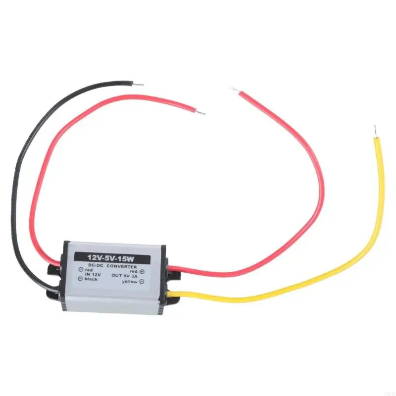 P0UE for DC to for DC Converter 12V to 5V 3A 15W Power Module Waterproof