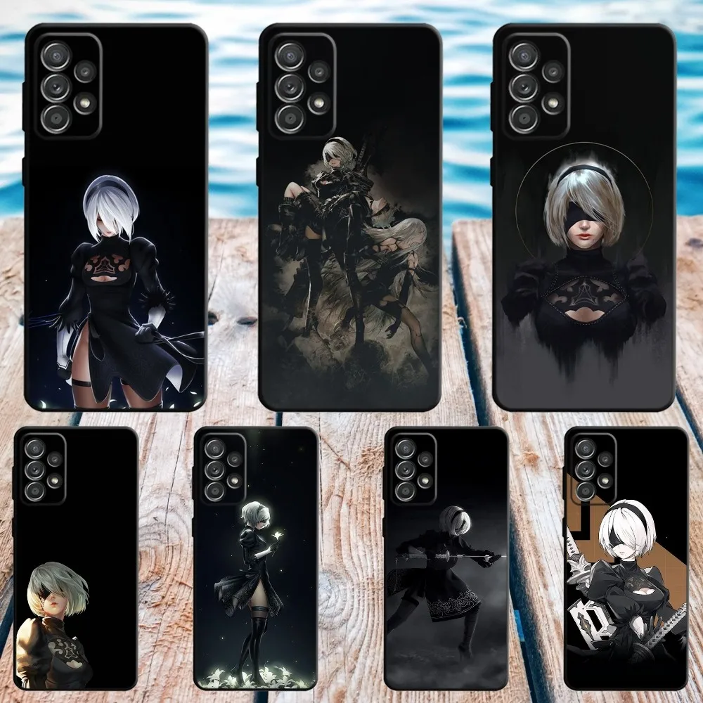 2B N-NieR A-Automata Phone Case For Samsung S21,S22 Ultra,S20,S30 plus,S22 plus,S23,S30 ultra 5G Silicone Cover