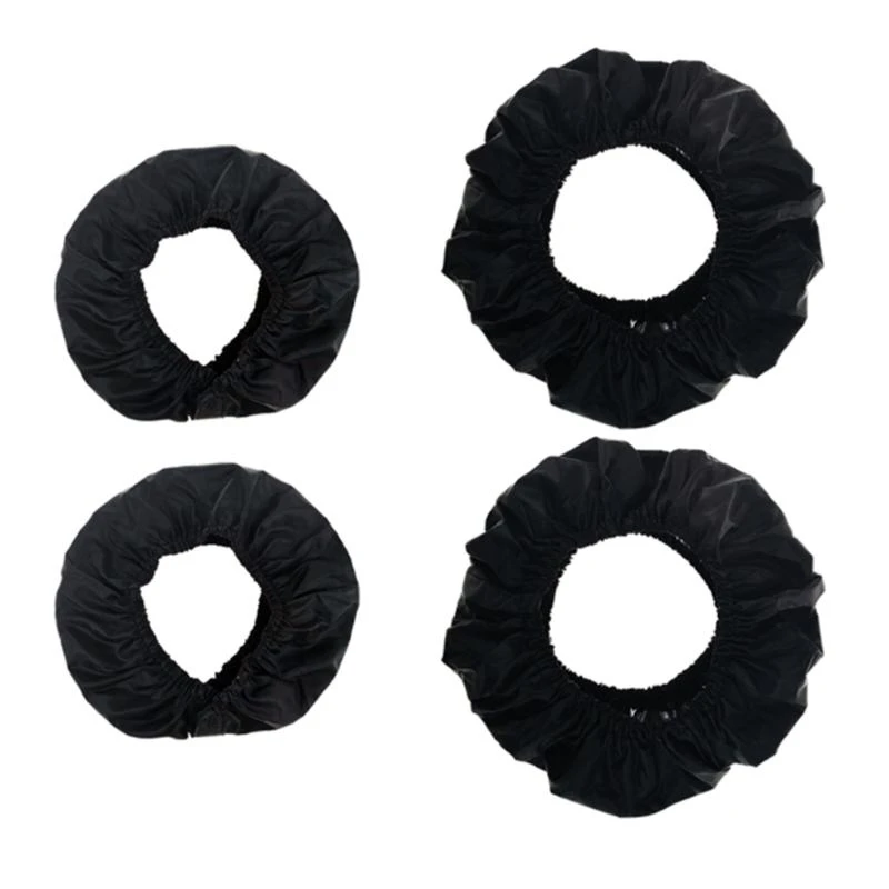 

4 Pieces Baby Strollers Wheel Guard Sleeve Water Resistant and Wear Resistant