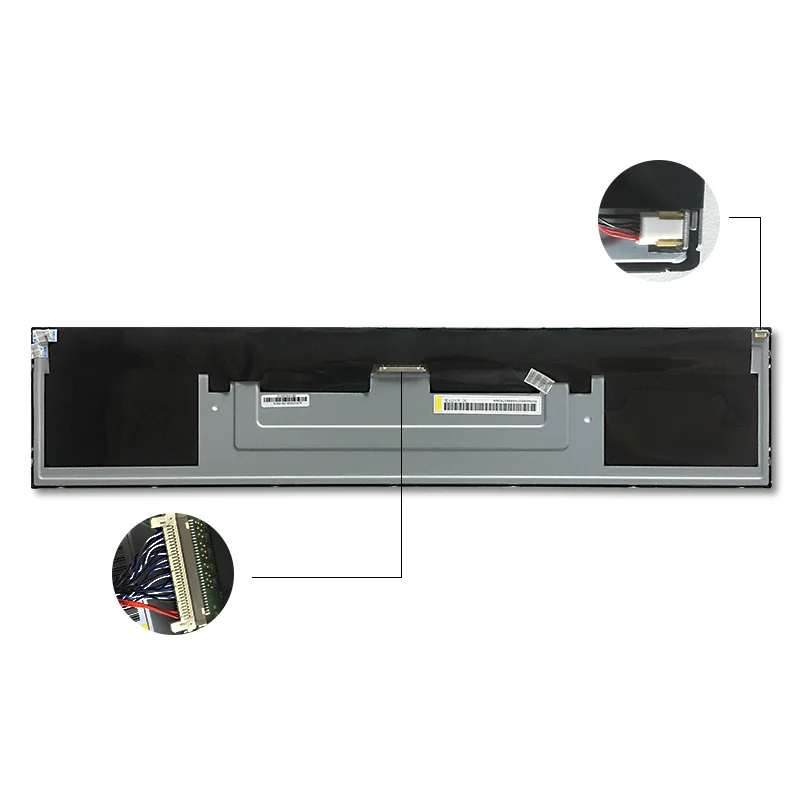 Imagem -03 - Wisecoco-supermarket Store Shelf Display Esticado Bar Display Lcd Ultrawide Shelf Display 60hz 24 1920x360 Dv240fbm-nb0