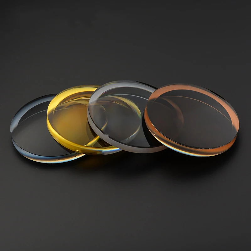 2 PCs 1.56 1.61 1.67 Tint Polarized Myopia Hyperopia Sunglasses Lenses Prescription Driving Night Vision Glasses Lens UV400